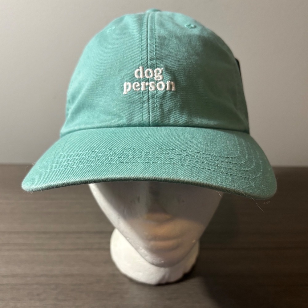 NWT Dog Person State of Mine Blue/Green Ball Cap Hat OSFM Adjustable